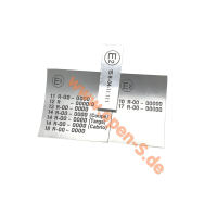 SET - ECE Reglement - E-Norm - Aluminiumfolie - ab 1983