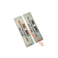 RECARO Sport-Sitz / Adapter / Konsolen Ident Aufkleber