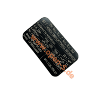 Emissions adhesive label - Catalyst - 991