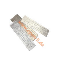 Typenschild  911, 912 Bj.65-73 - individuell graviert