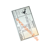 Ferrari Typenschild individuell - Aluminium