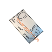 Maserati type plate individual - aluminium