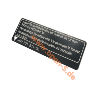 Étiquette adhésive Charge de la batterie -...